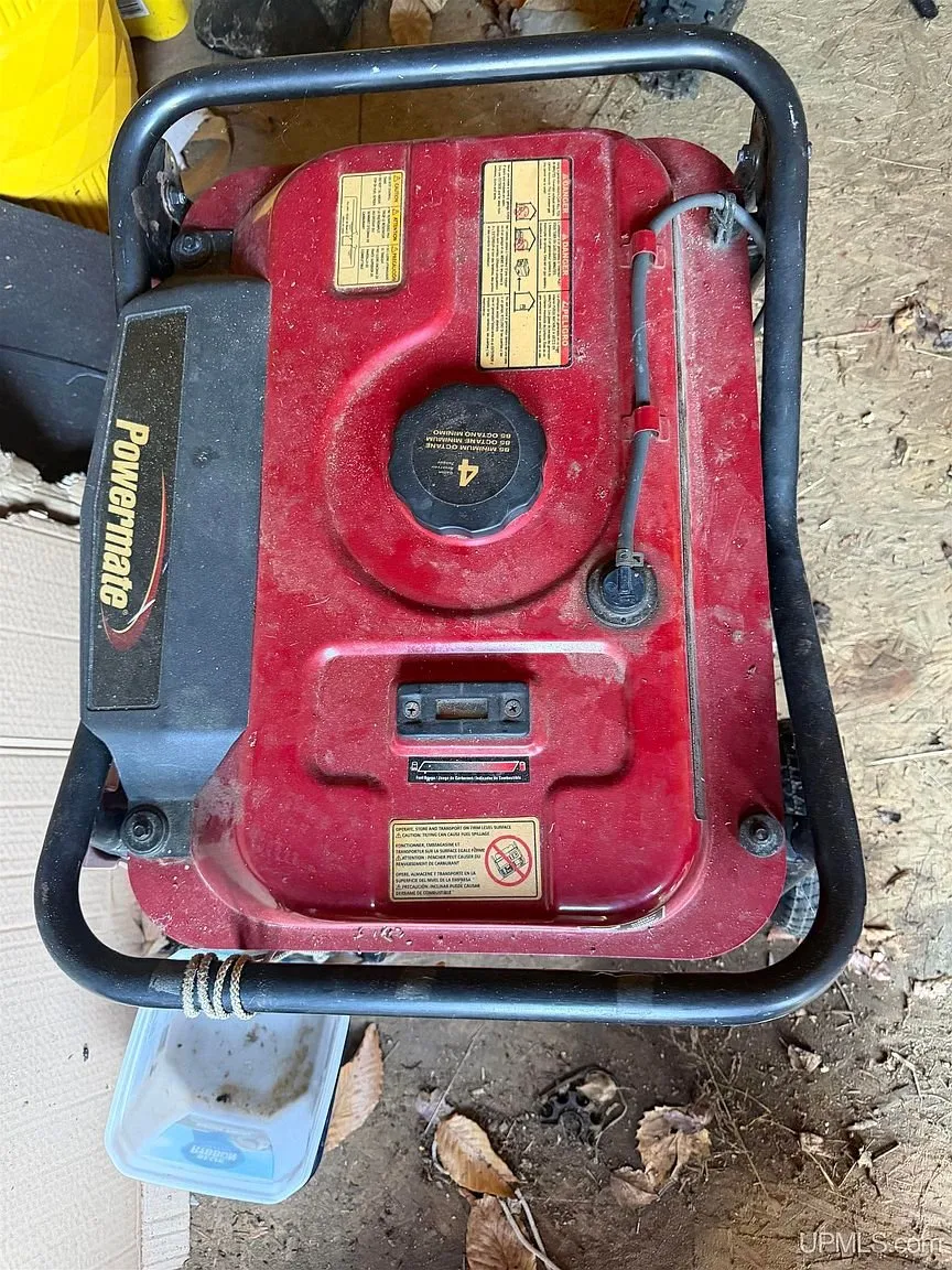 The red generator that the listing says is included