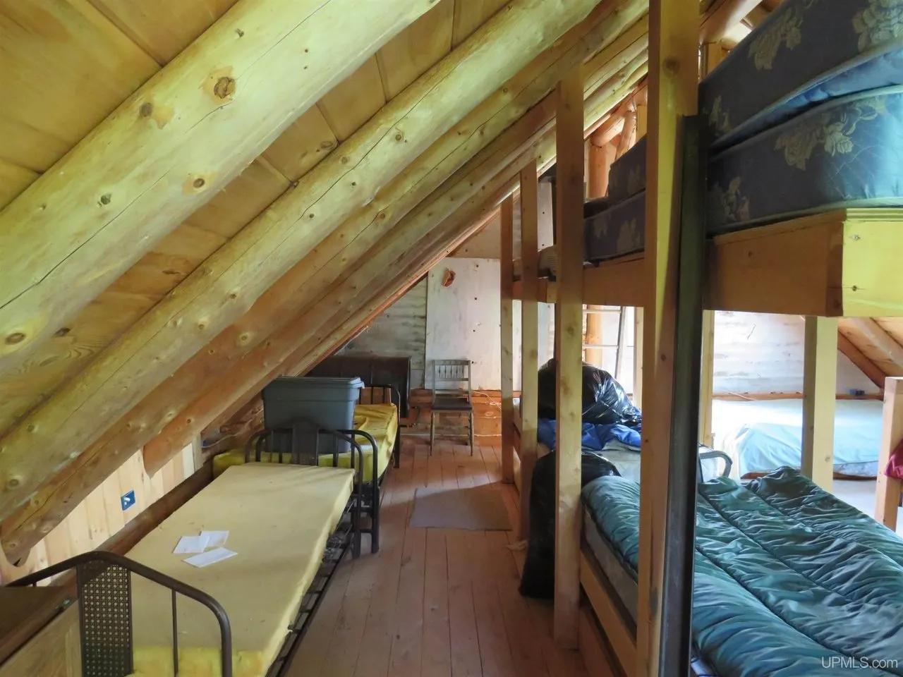 More bunks along the far wall of the loft