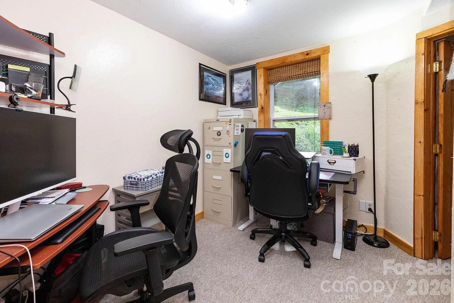 The office from the other side with the window