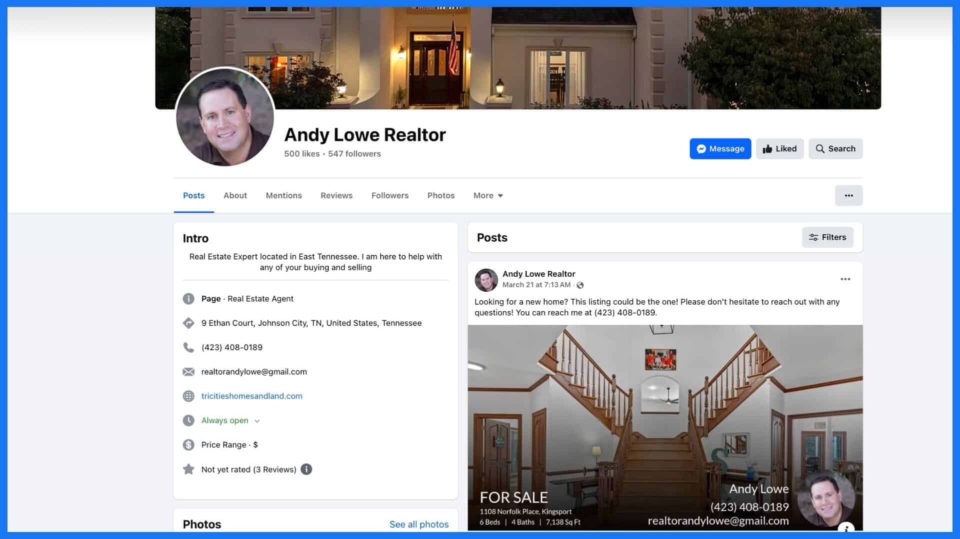 Andy Lowe Realtor - (423) 408-0189