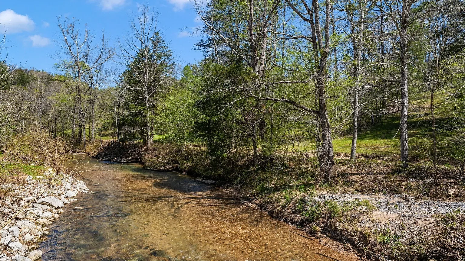 Log Cabin Home with Creek on 12+ Acres for Sale in Nunnelly, TN 6459 Old Mill Creek Rd, Nunnelly, TN 37137