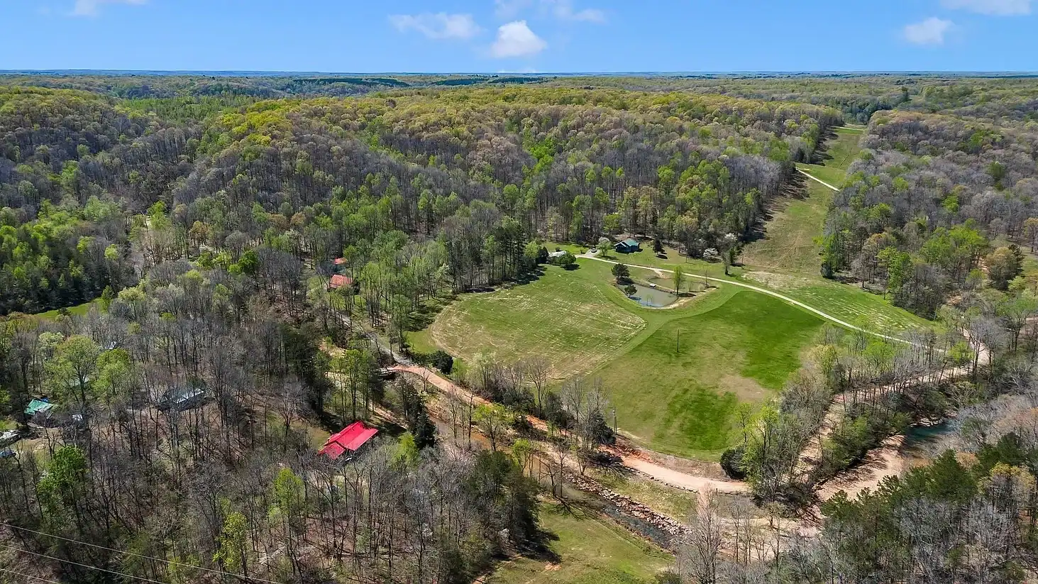 Log Cabin Home with Creek on 12+ Acres for Sale in Nunnelly, TN 6459 Old Mill Creek Rd, Nunnelly, TN 37137