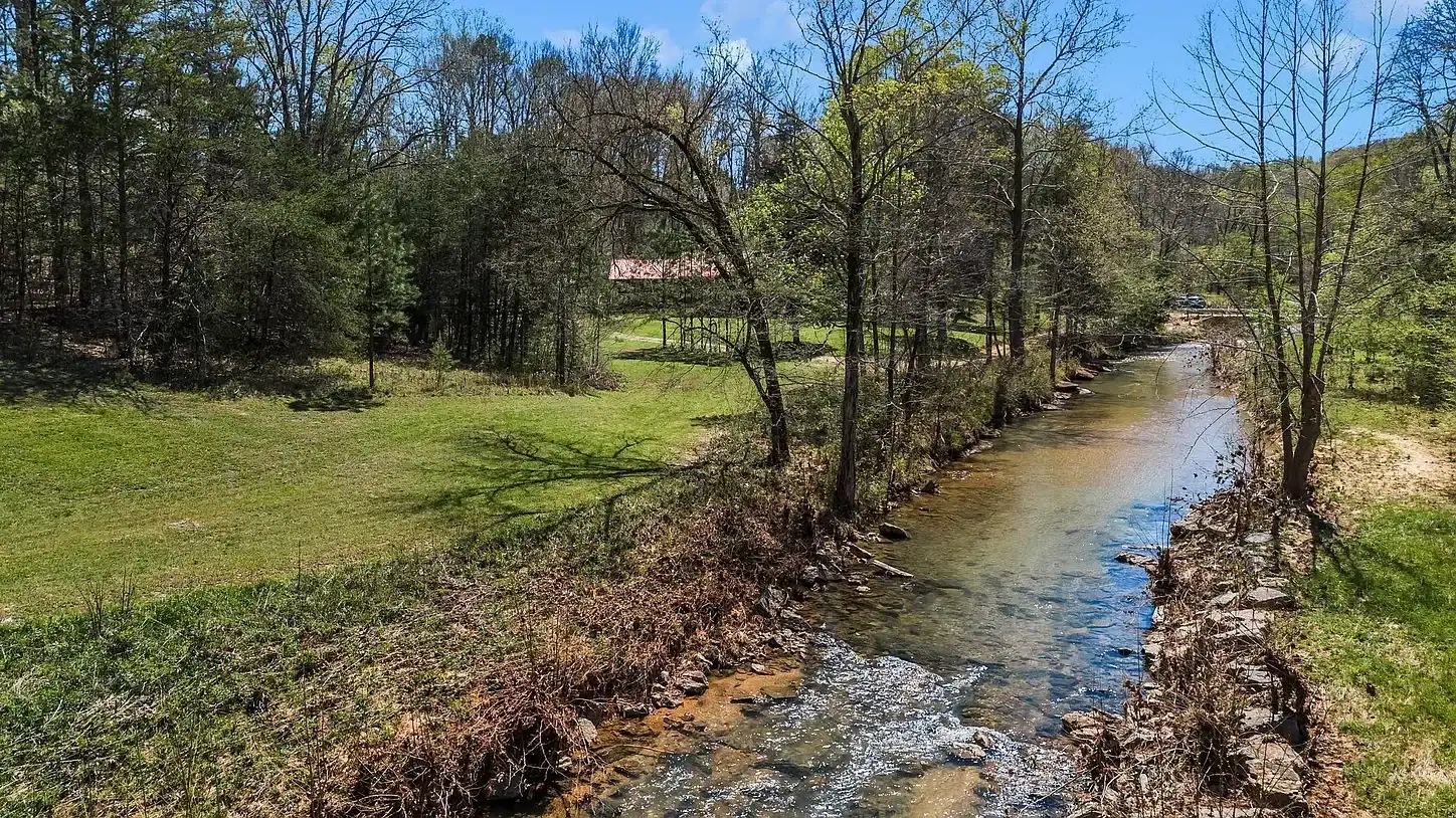 Log Cabin Home with Creek on 12+ Acres for Sale in Nunnelly, TN 6459 Old Mill Creek Rd, Nunnelly, TN 37137