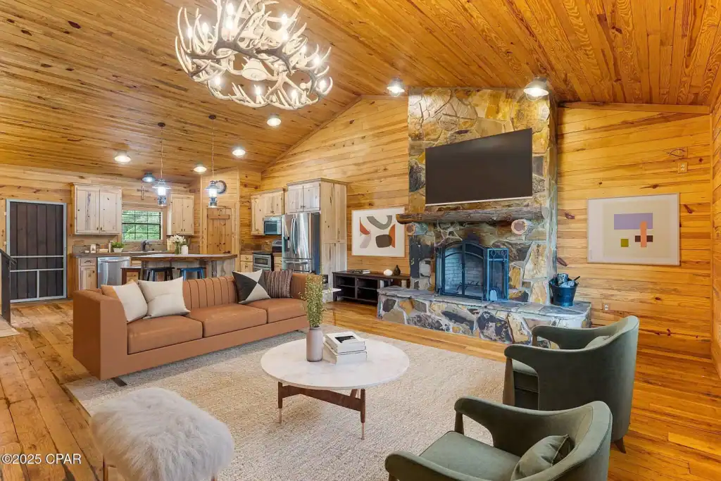 Off Grid Homestead Log cabin home for sale in Florida 2641 Highway 77, Chipley, FL 32428