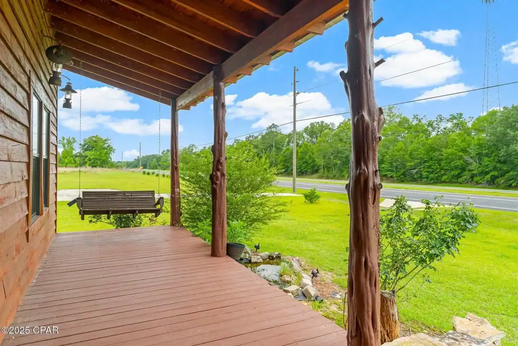 Off Grid Homestead Log cabin home for sale in Florida 2641 Highway 77, Chipley, FL 32428