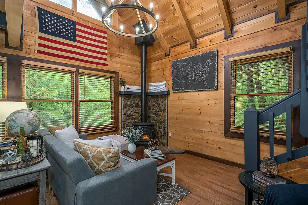 Log Cabin For Sale Georgia 121 Farmstead Rd, Ellijay, GA 30540 Tracy Krohn 404-217-5908, Keller Williams Elevate