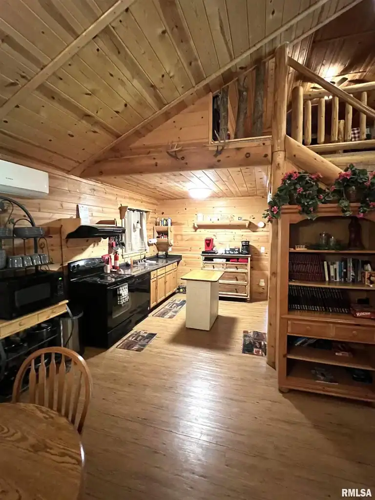 Log cabin for sale in Illinois 15033 Ray Rd, Rushville, IL 62681
