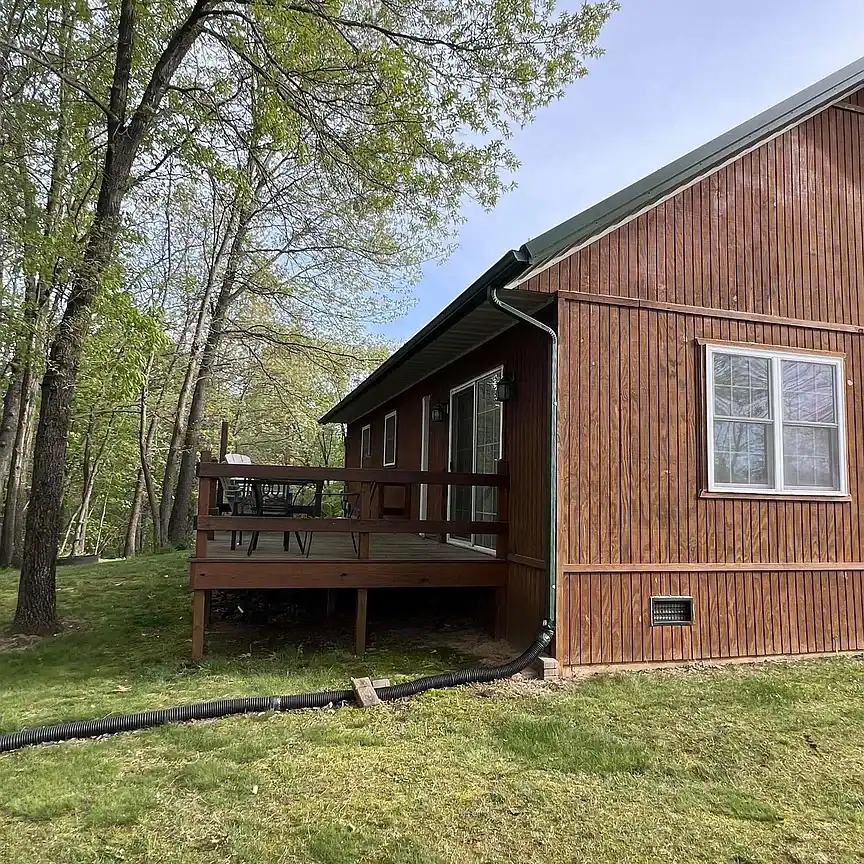Log cabin for sale in Illinois 15033 Ray Rd, Rushville, IL 62681